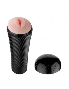 Masturbator Love Kiss Cyberskóra Z Wibracjami - Masturbatory i Sztuczne pochwy - 1 2