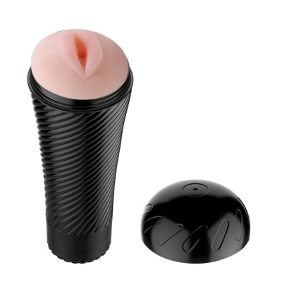 Masturbator Love Kiss Vibrating 23×8,6 cm - 1 2