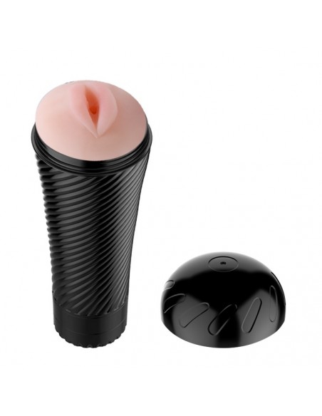 Masturbator Love Kiss Cyberskóra Z Wibracjami - Masturbatory i Sztuczne pochwy - 2