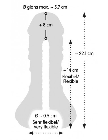 Nature Skin 2In1 Extension+Mas - Masturbatory i Sztuczne pochwy - 9