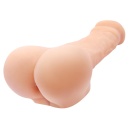 Masturbator Bigger Man Plus z realistycznym kanałem analnym - miękki TPR, 24 cm - 1