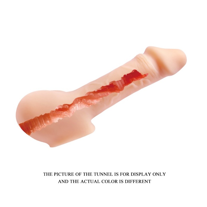 Masturbator Bigger Man Plus z realistycznym kanałem analnym - miękki TPR, 24 cm - 4
