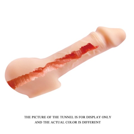 Masturbator Bigger Man Plus z realistycznym kanałem analnym - miękki TPR, 24 cm - 4