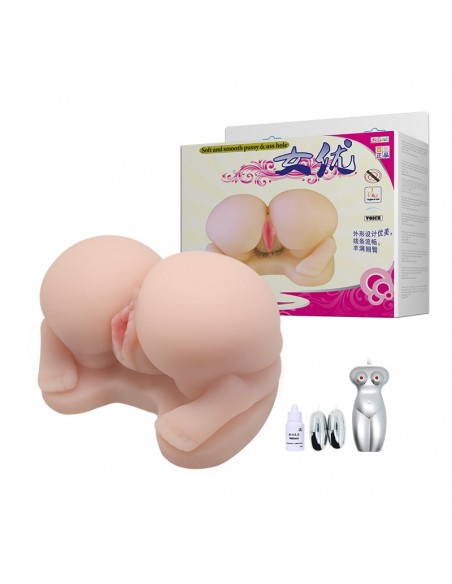 Baile - Pussy / Ass Hole , Vibration Double Holes Sex Talk  - Masturbatory i Sztuczne pochwy - 1