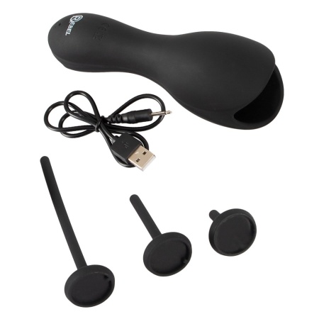 Masturbator dla żołędzi Glans Masturbation w.3Di z 10 trybami wibracji i 3 dylatatorami, 14,2 cm - 6