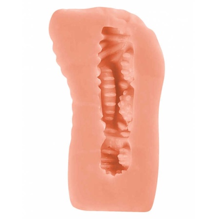 Masturbator Lady Ashley - anatomiczna faktura wewnętrzna z TPE, długość 11,5 cm - 5