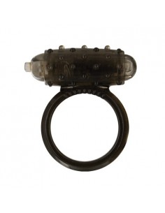 Pierścień na penisa z wibracjami ERECTION MASTER Czarny - Pierścienie erekcyjne wibrujące - 1