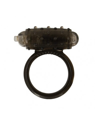 Pierścień na penisa z wibracjami ERECTION MASTER Czarny - Pierścienie erekcyjne wibrujące - 1