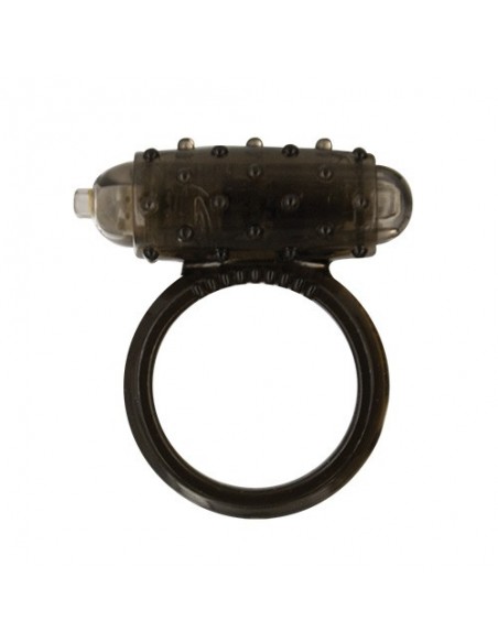 Pierścień na penisa z wibracjami ERECTION MASTER Czarny - Pierścienie erekcyjne wibrujące - 1