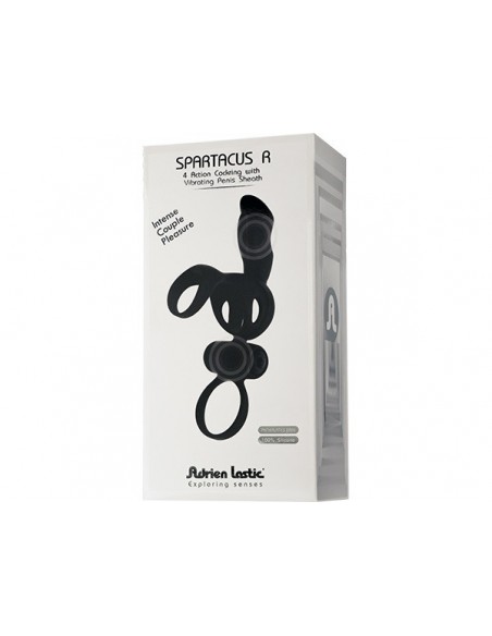 Pierścień na penisa z wibracjami Spartacus R - Pierścienie erekcyjne wibrujące - 2