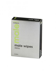 MALE cobeco: Wipes delay 6 pcsx2ml - Środki na opóźnienie wytrysku - 1