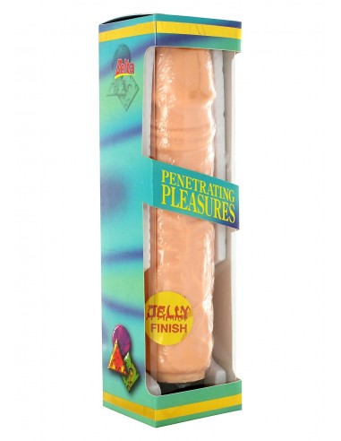 Wibrator-FULL VINYL LARGE P-SHAPE VIBRATOR - Wibratory Realistyczne - 2