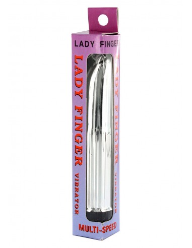 Wibrator SILVER LADYFINGER MINIVIBRATOR - Wibratory Klasyczne - 1