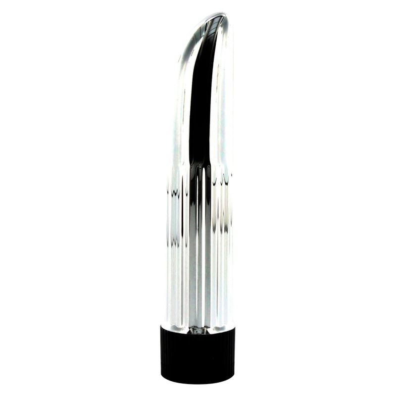 Wibrator Ladyfinger Mini Silver ABS wielobiegowy 13,3 cm - 2