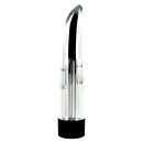 Wibrator Ladyfinger Mini Silver ABS wielobiegowy 13,3 cm - 2
