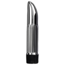Wibrator Ladyfinger Mini Silver ABS wielobiegowy 13,3 cm - 3