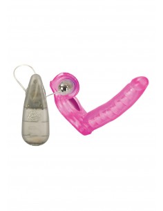 Wibrujący Strapon Ultimate Triple Stimulator - Strap-ony, dilda na pasku z wibracją - 1