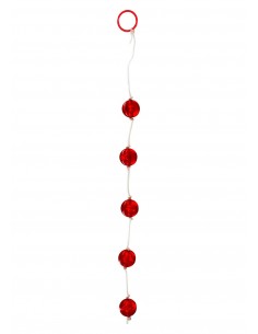 Kulki-CLEAR ANAL BEADS LARGE - Kulki analne, koraliki analne - 1 2