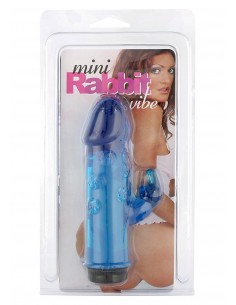 Wibrator Mini Rabbit Vibe Blue - Wibratory Króliczki - 1