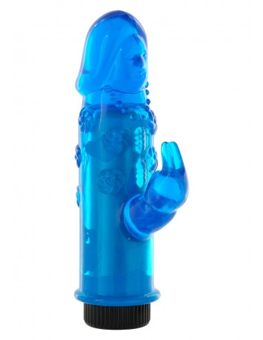 Wibrator Mini Rabbit Vibe Blue - Wibratory Króliczki - 2