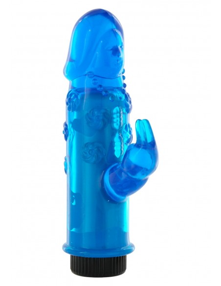 Wibrator Mini Rabbit Vibe Blue - Wibratory Króliczki - 2