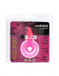 Pierścień na penisa z wibracjami COCK/BALL RABBIT JELLY - Pierścienie erekcyjne wibrujące - 1 2