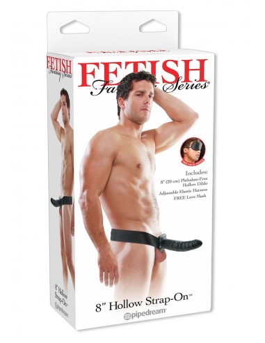 Przedłużenie Penisa Na Pasku Ff Hollow Strap On Black - Strap-ony, dilda na pasku bez wibracji - 2