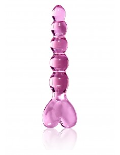 Dildo-ICICLES NO 43 PINK - Dilda szklane - 1 2