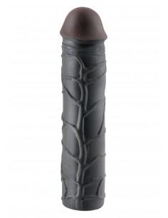 Stymulator-FX MEGA 3"""" EXTENSION BLACK - Przedłużki i nakładki na penisa - 1