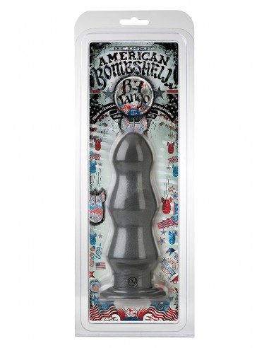 Plug-AMERICAN B B7 TANGO GUN METAL - Korki analne silikonowe - 2