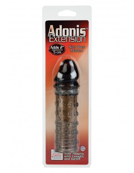 Stymulator-ADONIS EXTENSION SMOKE - Przedłużki i nakładki na penisa - 2