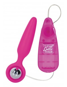 Plug/vibr-BOOTY CALL BOOTY GLIDER PINK - Kulki i korki analne wibrujące - 1