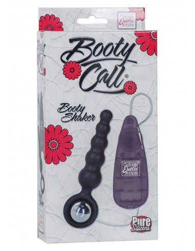 Plug/vibr-BOOTY CALL BOOTY SHAKER BLACK - Kulki i korki analne wibrujące - 2