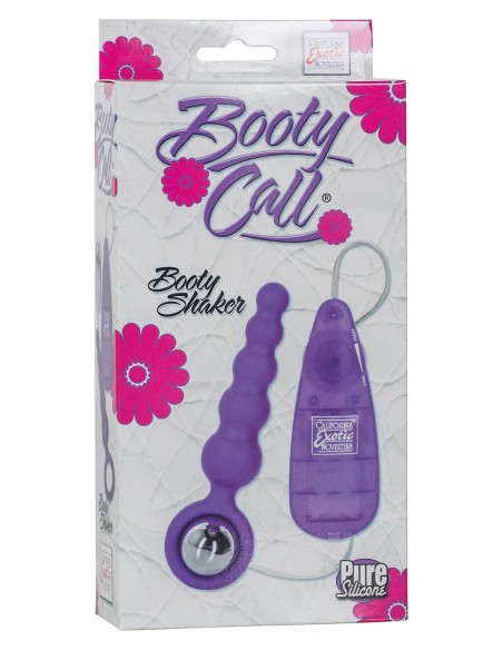 Plug/vibr-BOOTY CALL BOOTY SHAKER PURPLE - Kulki i korki analne wibrujące - 1