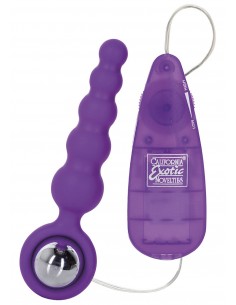 Plug/vibr-BOOTY CALL BOOTY SHAKER PURPLE - Kulki i korki analne wibrujące - 1 2