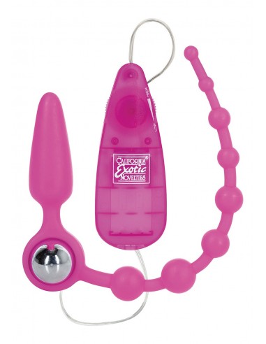 Plug/vibr-BOOTY CALL BOOTY DOUBLE DARE PINK - Kulki i korki analne wibrujące - 2