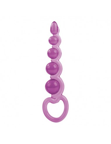 Plug/kulki-BASIC ESSENTIALS BEADED PROBE PINK - Kulki analne, koraliki analne - 1
