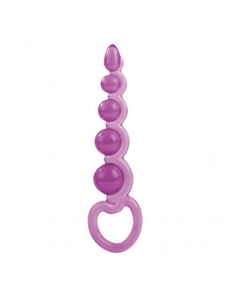 Plug/kulki-BASIC ESSENTIALS BEADED PROBE PINK - Kulki analne, koraliki analne - 1