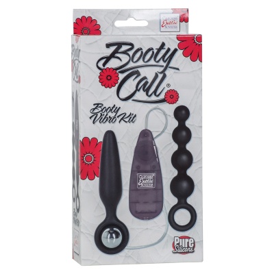 Booty Call Vibro Kit – analny zestaw z dwiema sondami, wielostopniową wibracją i długością 11,5 cm - 1 2