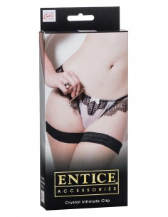 Stymulator-ENTICE CRYSTAL INTIMATE CLIP - Klamry i klipsy na sutki - 1 2