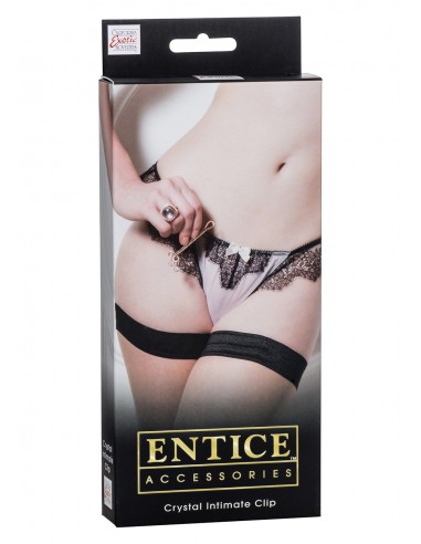 Stymulator-ENTICE CRYSTAL INTIMATE CLIP - Klamry i klipsy na sutki - 2