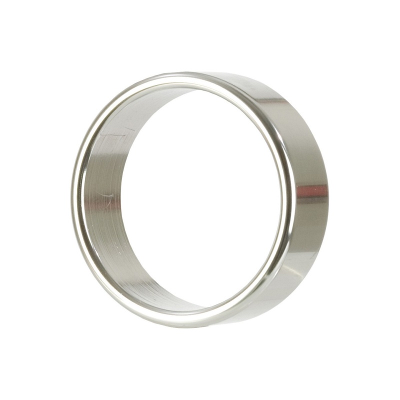 Pierścień Erekeyjny Metalowy Alloy Metallic Ring XL Silver - Bezszwowa Obręcz, Rozmiar XL, Produkt Mechaniczny Bez Zasilania - 1