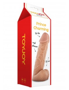 Dildo-PRINCE CHARMING 20 CM DONG FLESH - Dilda realistyczne - 1