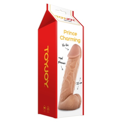 Dildo Prince Charming 20 cm z przyssawką - 1