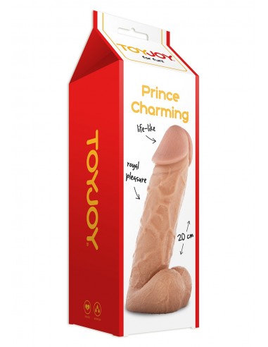 Dildo-PRINCE CHARMING 20 CM DONG FLESH - Dilda realistyczne - 1