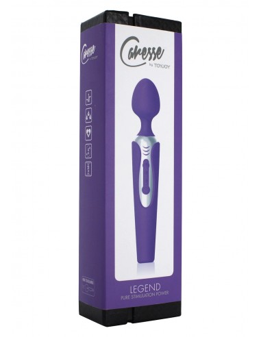 Stymulator-LEGEND MASSAGER PURPLE - Stymulatory łechtaczki klasyczne - 1