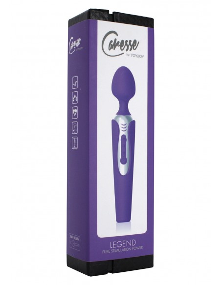 Stymulator-LEGEND MASSAGER PURPLE - Stymulatory łechtaczki klasyczne - 1