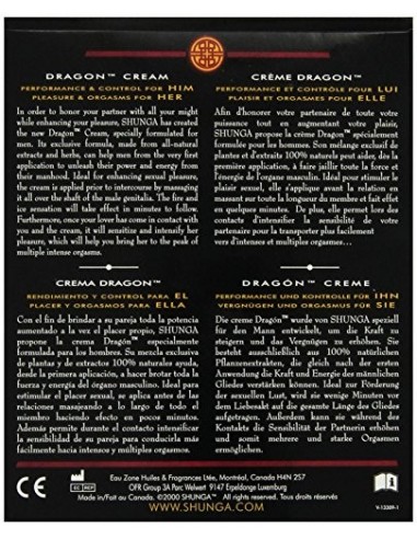 Supl.diety-SHUNGA DRAGON VIRILITY CREAM - Dłuższa i mocniejsza erekcja - 2