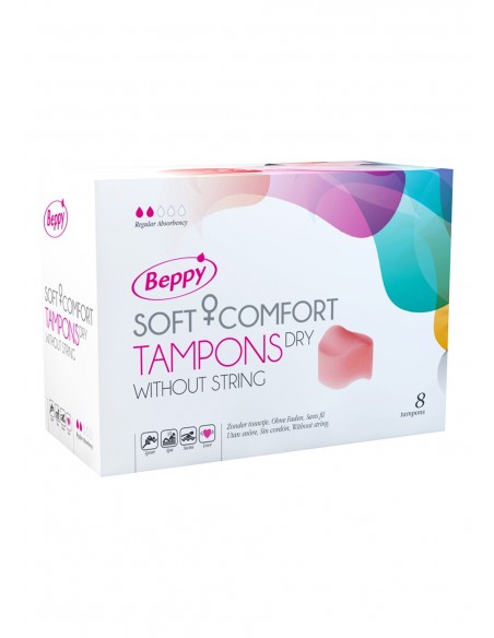Tampony-BEPPY COMFORT TAMPONS DRY 8 PCS - Pozostałe - 1