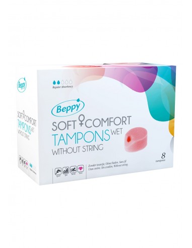 Tampony-BEPPY COMFORT TAMPONS WET 8 PCS - Pozostałe - 1